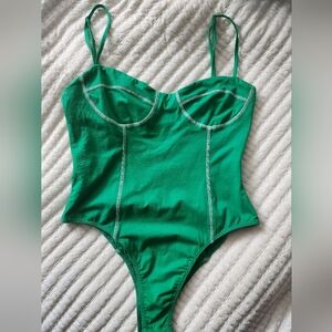 Princess Polly Green Bodysuit